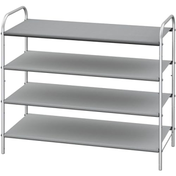 Elegant Simple Houseware 4-Tier Shoe Rack for 20-Pair