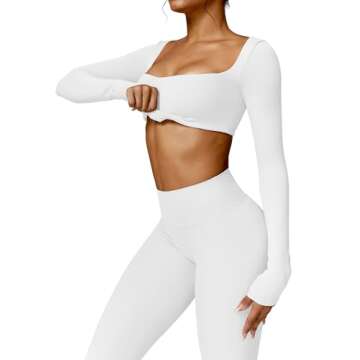 YEOREO Kyla Crop Top for Women - Stylish & Comfy Activewear