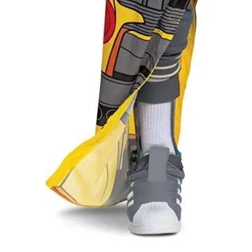 Bumblebee Costume for Kids, Official Adaptive Transformers Costume with Accessibility Features, Classic Size Medium (7-8) Multicolored