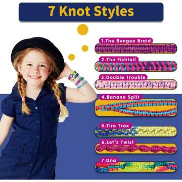 Friendship Bracelet Making Kit for Girls Ages 6-12