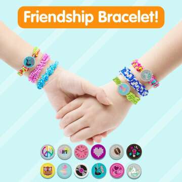 Friendship Bracelet Making Kit for Girls Ages 6-12