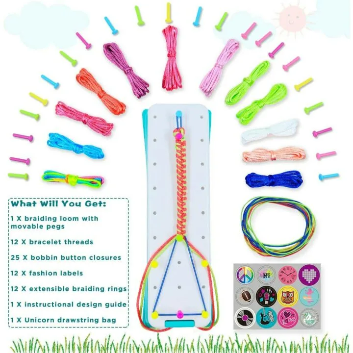 Friendship Bracelet Making Kit for Girls Ages 6-12