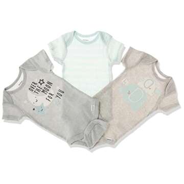 Gerber unisex-baby 8-pack Short Sleeve Onesies Bodysuits