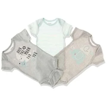 Gerber unisex-baby 8-pack Short Sleeve Onesies Bodysuits