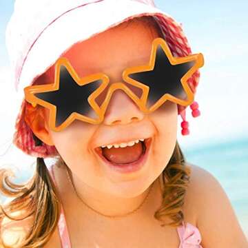 ArtCreativity Star Sunglasses Set of 12 for Kids Fun
