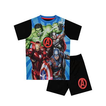 Marvel Boys' Avengers Pajamas - Superhero Sleepwear for Kids