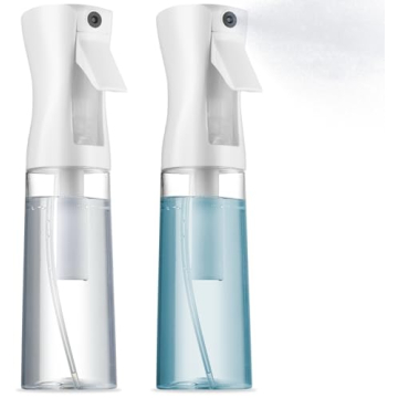 2 Pack Continuous Spray Bottles for Hair and Home