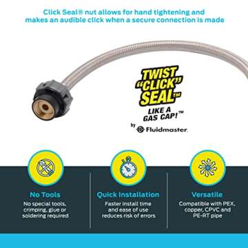 SharkBite Push to Connect Faucet Connector - Leak Free