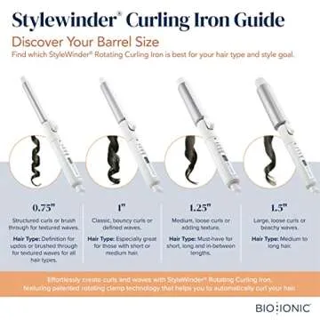 BIO IONIC Stylewinder Rotating Styling Iron, 1.5Inch