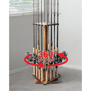 Ghosthorn Fishing Rod Holder - 360 Degree Rotating Rack