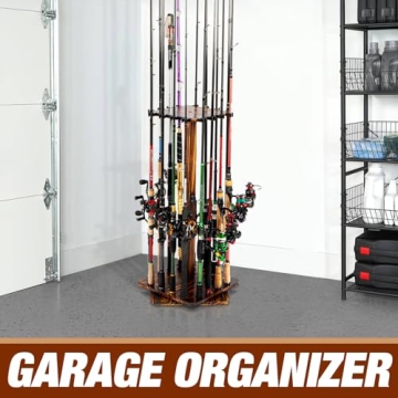 Ghosthorn Fishing Rod Holder - 360 Degree Rotating Rack