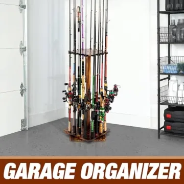 Ghosthorn Fishing Rod Holder - 360 Degree Rotating Rack