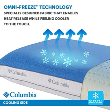 Columbia Cooling Gel Memory Foam Pillow for Ultimate Comfort