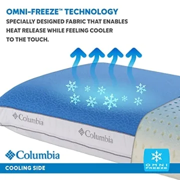 Columbia Cooling Gel Memory Foam Pillow for Ultimate Comfort