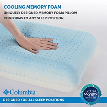 Columbia Cooling Gel Memory Foam Pillow for Ultimate Comfort