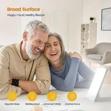 LASTAR 10000 Lux Sun Lamp with Timer & Adjustable Brightness