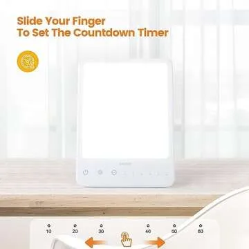 LASTAR 10000 Lux Sun Lamp with Timer & Adjustable Brightness