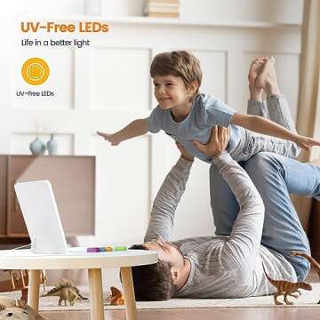 LASTAR 10000 Lux Sun Lamp with Timer & Adjustable Brightness