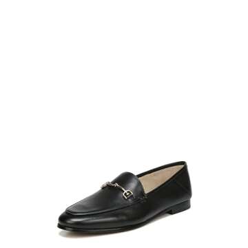 Sam Edelman Women's Loraine Loafer, Black Leather, 7.5