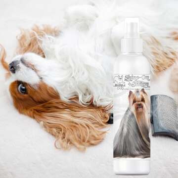The Blissful Dog Shine-On + Sheen Coat Dog Spray, Easy-to-Use Dog Conditioner, Sensitive Skin-Friend...