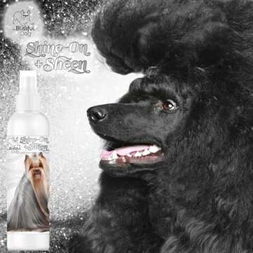 The Blissful Dog Shine-On + Sheen Coat Dog Spray, Easy-to-Use Dog Conditioner, Sensitive Skin-Friendly Leave-in Conditioner for Dogs, Detangler Spray, 8 oz.
