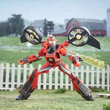 Transformers Toys EarthSpark Deluxe Class Terran Twitch Action Figure, 5-Inch, Robot Toys for Kids Ages 6 and Up