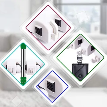 Heavy Duty Wall Mount Broom Mop Holder Organizer