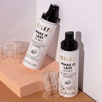 Milani Make It Last Dewy - Dewy Finish Setting Spray - 3 in 1- Hydrate + Illuminate + Set, Makeup Fi...