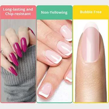 Tachibelle Professional Acrylic Nail System Acrylic Powder, 4 oz. Made in USA. Used in Professional Salons. (Crystal Clear 4oz)