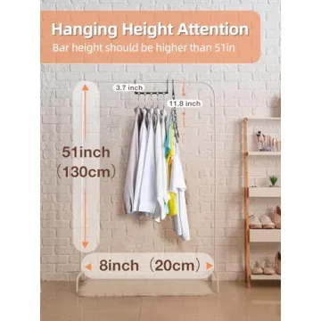 HOUSE DAY Black Magic Space Saving Hangers, Premium Smart Hanger Hooks, Sturdy Cascading Hangers with 5 Holes for Heavy Clothes, Closet Organizers and Storage, College Dorm Room Essentials 10 Pack