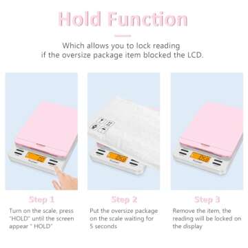 Fuzion Digital Postal Scale for Accurate Shipping Weighing  