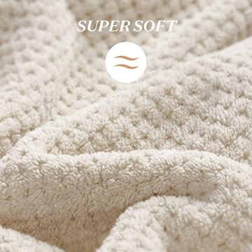 YFONG Large Microfiber Hair Towel for Fast Drying Hair