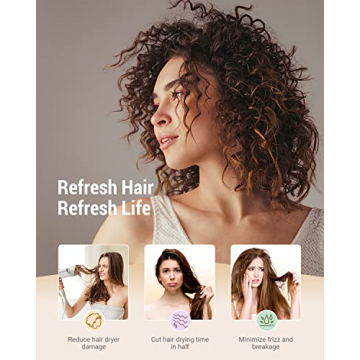 YFONG Large Microfiber Hair Towel for Fast Drying Hair