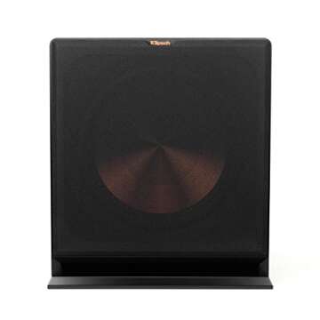 Klipsch R-115SW Subwoofer,Brushed Black Polymer Veneer