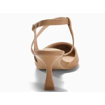 Stylish Lnsshee Kitten Heel Slingback Pumps for Women