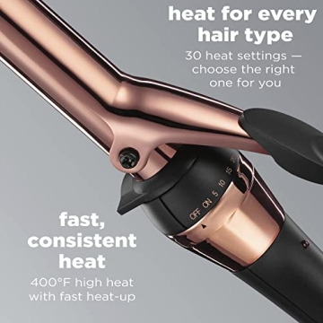 Stylish Titanium 1 Inch Curling Iron for All Hair Types