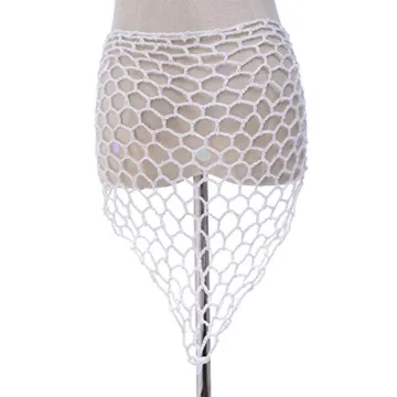 Stylish Crochet Triangle Bikini Cover Up Shawl for Women