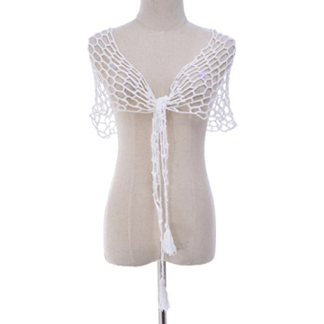 Stylish Crochet Triangle Bikini Cover Up Shawl for Women