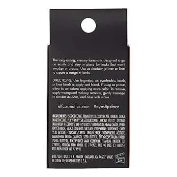 e.l.f. No Budge Cream Eyeshadow, 3-in-1 Eyeshadow, Primer & Liner With Crease-Resistant Color & Stay-Put Power, Vegan & Cruelty-Free, Canyon