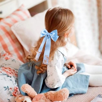 Charming NCMAMA Bunny Hair Bows for Girls