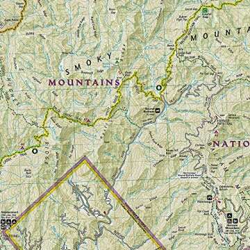 Great Smoky Mountains National Park Map – National Geographic Trails Illustrated 229