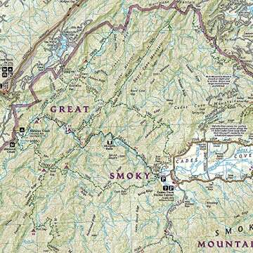 Explore Great Smoky Mountains with National Geographic Map