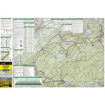 Explore Great Smoky Mountains with National Geographic Map