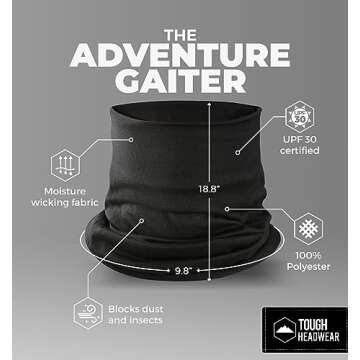 Tough Neck Gaiter Mask for Unrivaled Outdoor Adventures