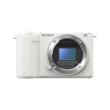 Sony Alpha ZV-E10 II - APS-C Interchangeable Lens Mirrorless Camera for Creators - White - Body Only
