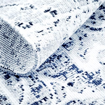 Stylish Indoor Outdoor Rug with Floral Design 5'3" x 7'2"