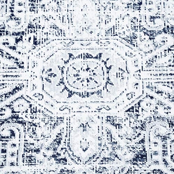 Stylish Indoor Outdoor Rug with Floral Design 5'3" x 7'2"