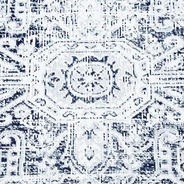 Stylish Indoor Outdoor Rug with Floral Design 5'3" x 7'2"