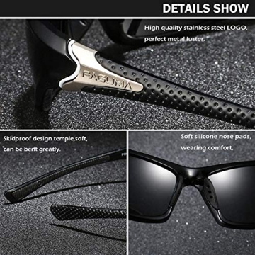 FAGUMA Sports Polarized Sunglasses for Men Outdoor UV400