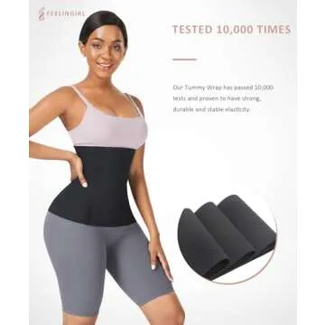 FeelinGirl Waist Trainer for Comfortable Body Shaping